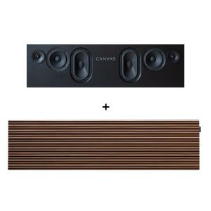 CANVAS 83" Mahogany - HiFi Soundbar