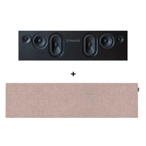 CANVAS 77" Milled Ochre - HiFi Soundbar
