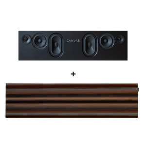 CANVAS 83" Walnut - HiFi Soundbar