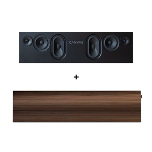 CANVAS 65" Walnut - HiFi Soundbar