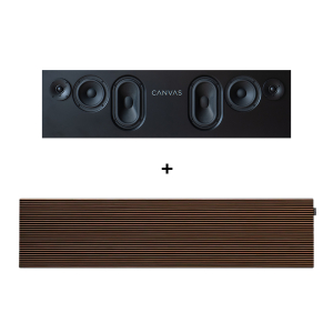 CANVAS 85" Walnut - HiFi Soundbar