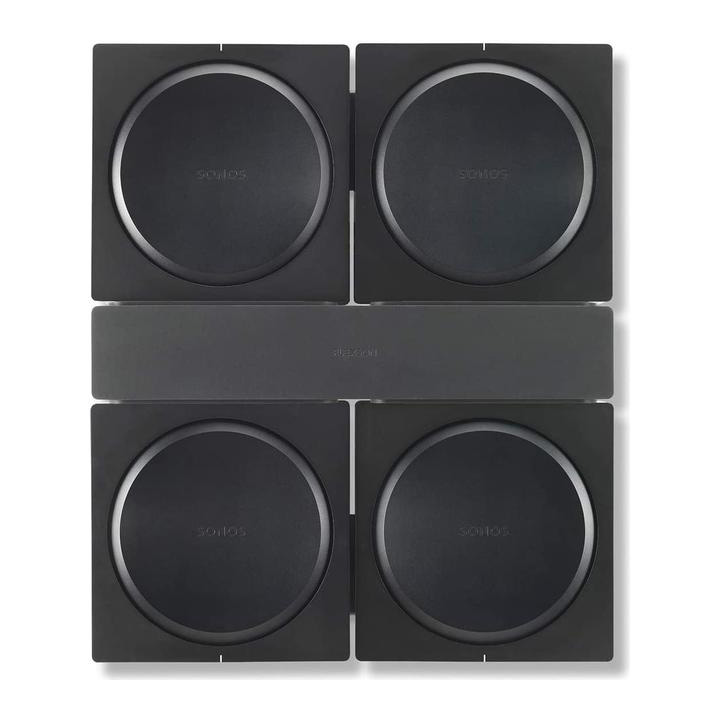 FLEXSON Vægbeslag 4x SONOS AMP Sort