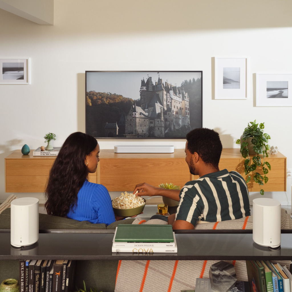 Sonos Beam (Gen 2) + 2x Era 100