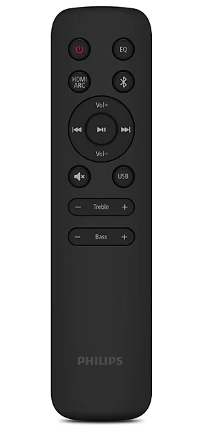 Philips TAB4000/10 2.0 Soundbar med Bluetooth - Sort