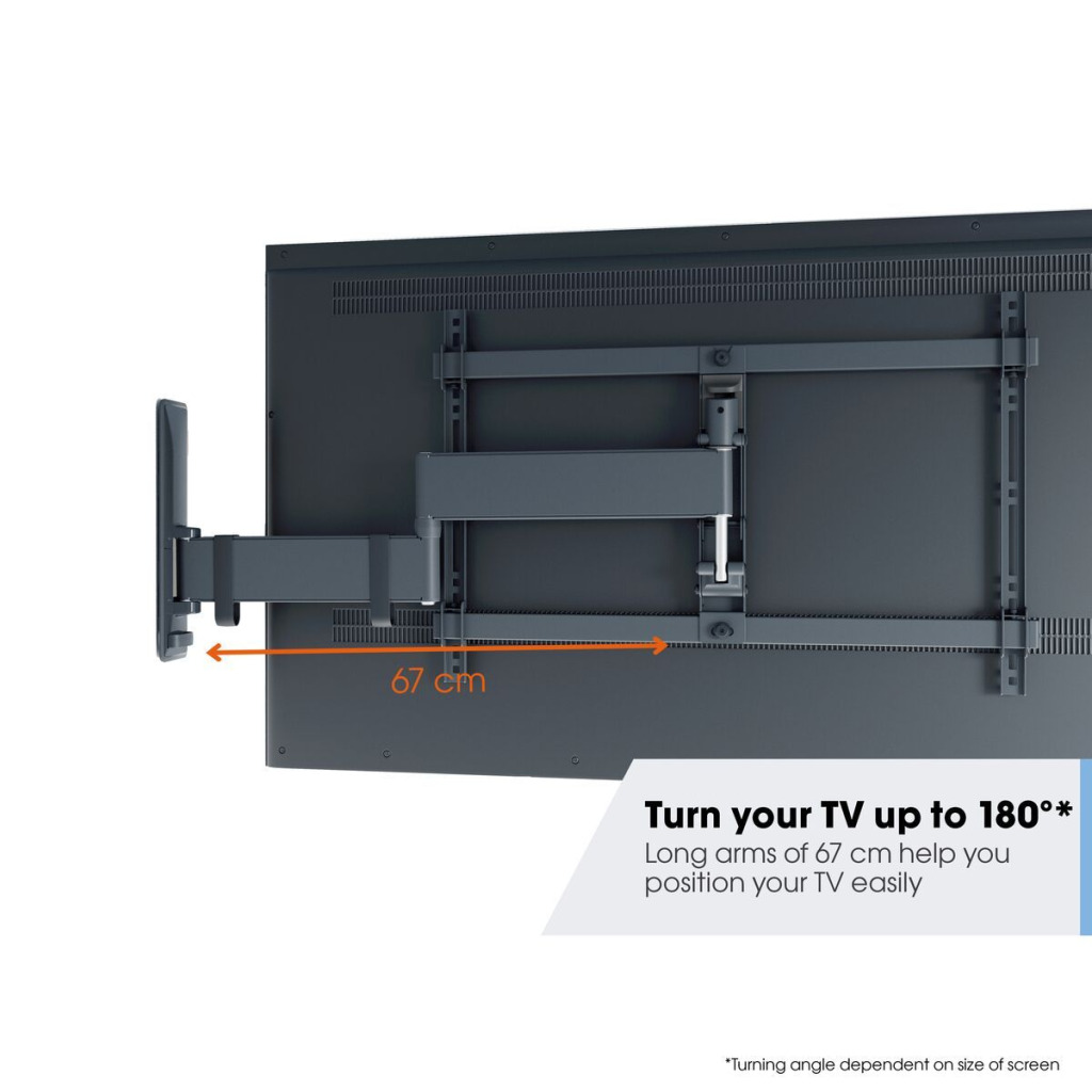 Vogel's TVM 3645 COMFORT Full Motion TV-vægbeslag 40–77" – Sort