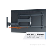 Vogel's TVM 3645 COMFORT Full Motion TV-vægbeslag 40–77" – Sort
